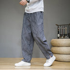 Kyoto Floral Linen Pants