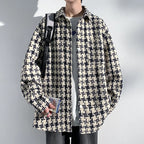 Arlo Houndstooth Overshirt Jacket