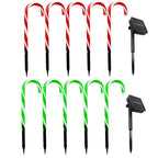 Solar Candy Cane Pathway Lights