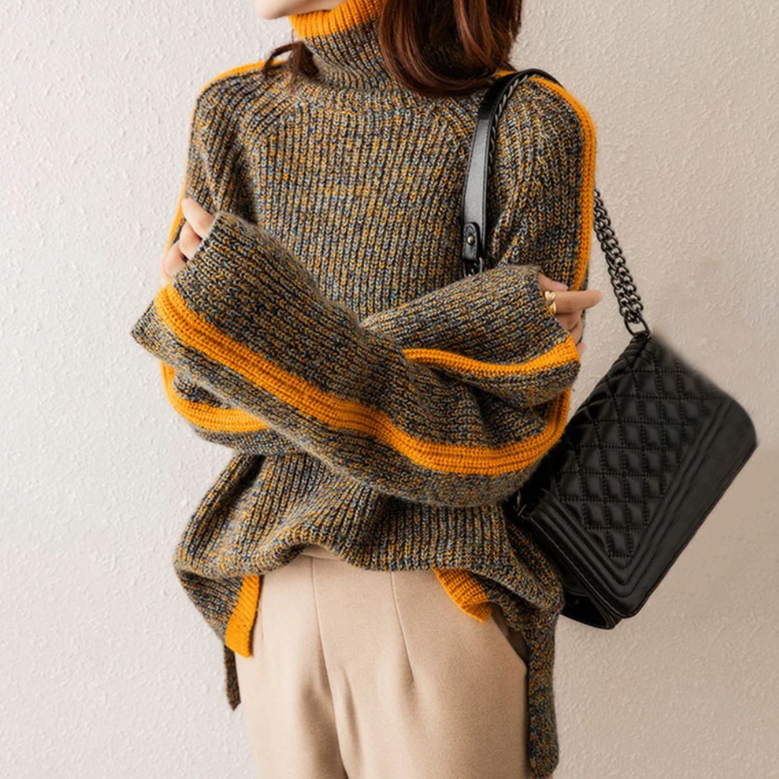 Vienna Knitted Turtleneck Sweater