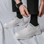 Leather Thick Sole Dress Shoes