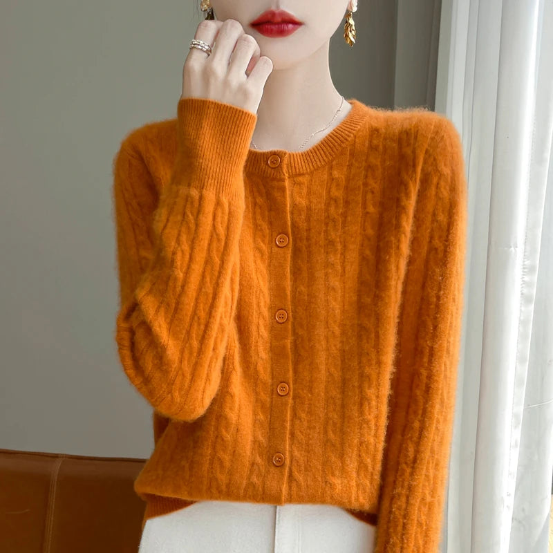 Elise Button Knit Sweater
