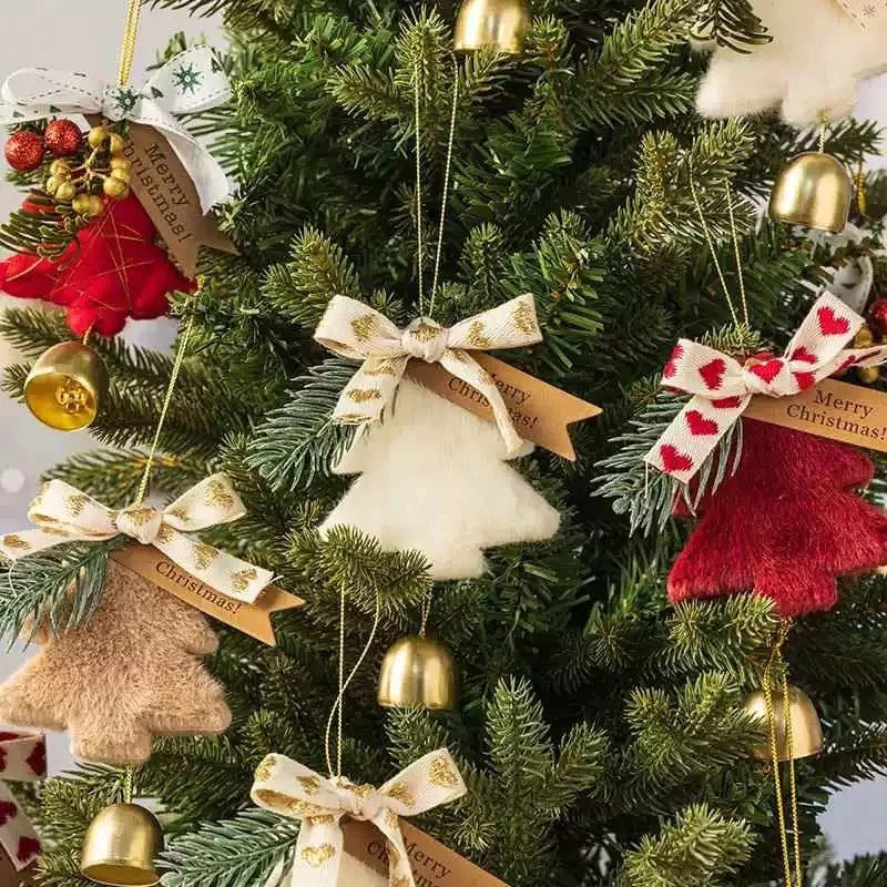 Golden Metal Hanging Bell Ornament