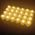24PCS LED Flameless Tea Light Candles with  Shell Casing