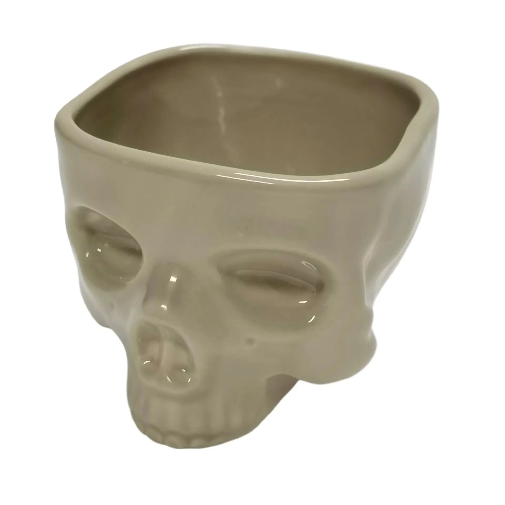 Ceramic Skull Candy Bowl