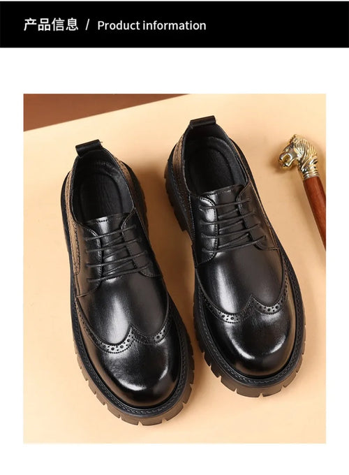 Luxury Oxford Elevator Dress Shoes