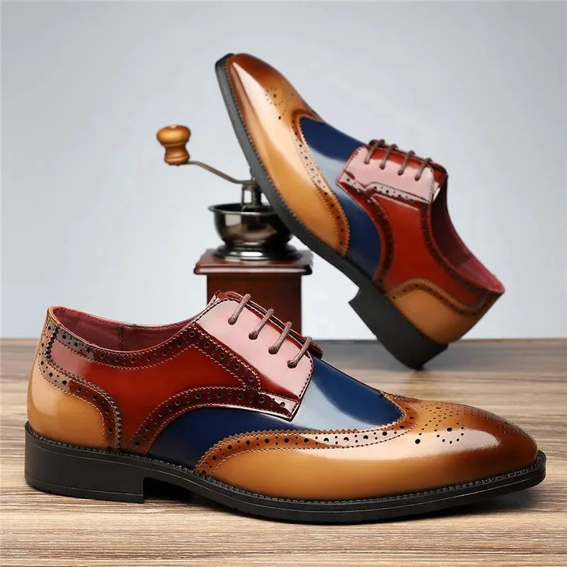Classic Brogue Dress Shoes