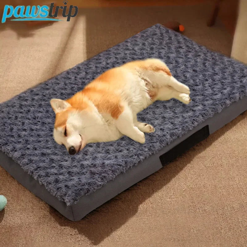 Plush Orthopedic Dog Bed Mat