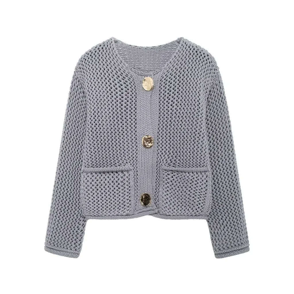 Clara Knitted Button Cardigan