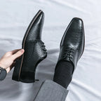 Leather Derby Dress Shoes