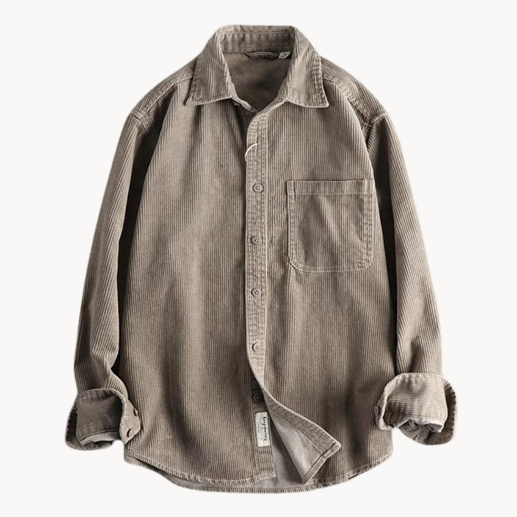 Corduroy Texture Overshirt