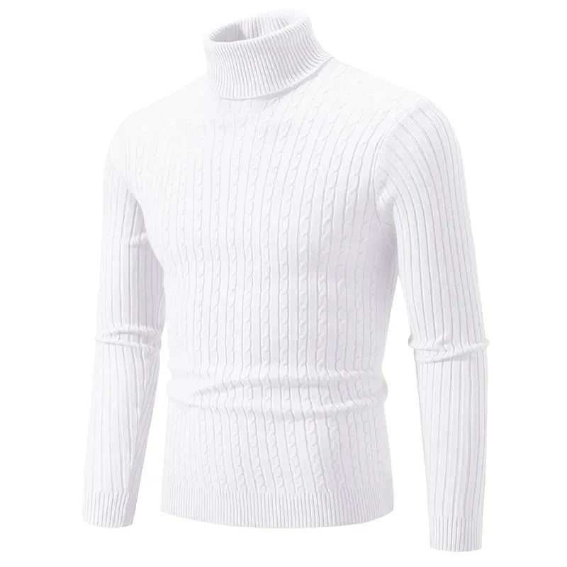 Como Knit Stretch Turtleneck