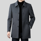 Lennox Tailored Wool-Blend Overcoat