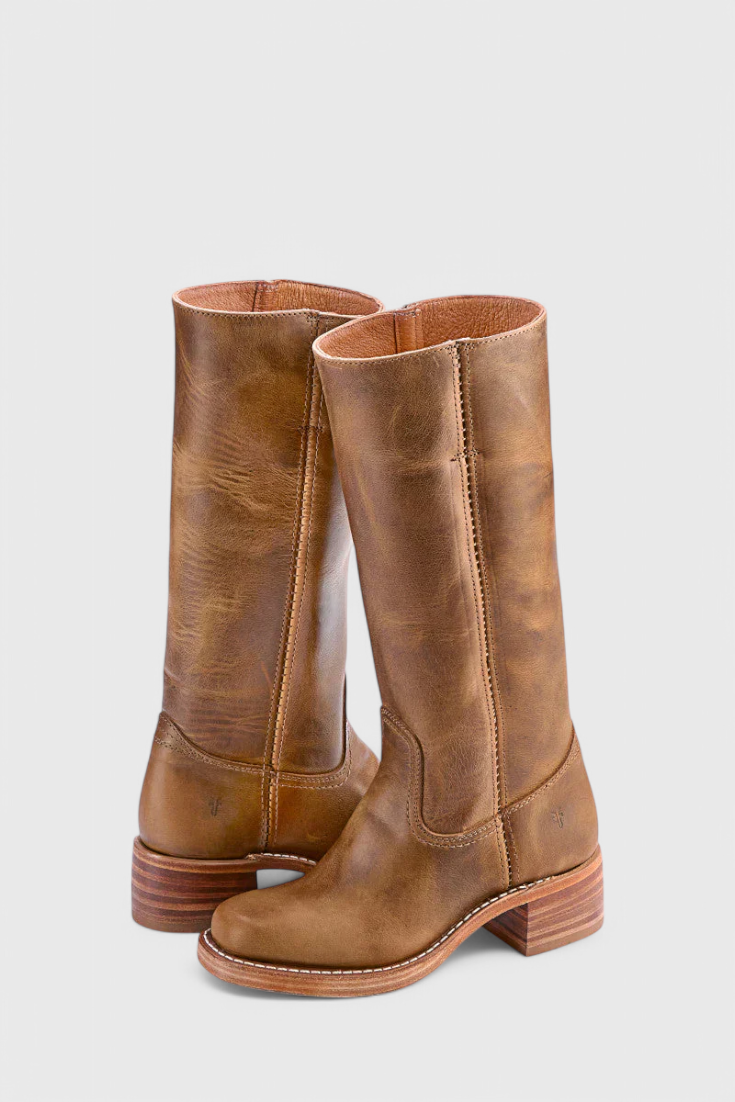 Clara Tall PU Leather Boots