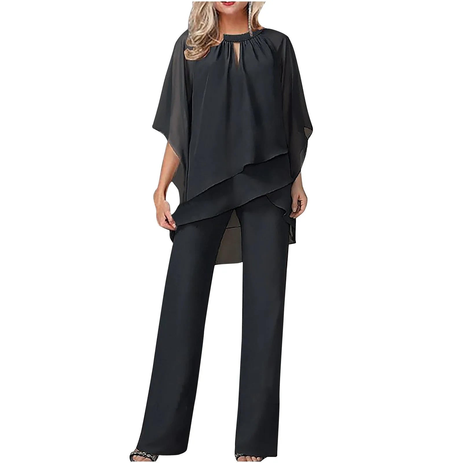 Alessia Chiffon Pantsuit