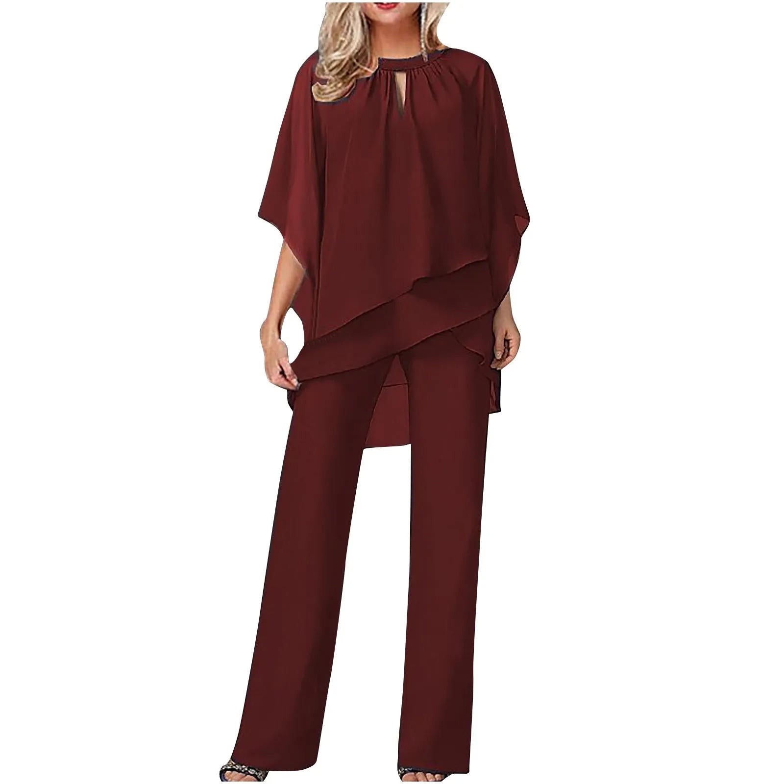 Alessia Chiffon Pantsuit