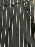 Striped Casual Trousers with Pockets