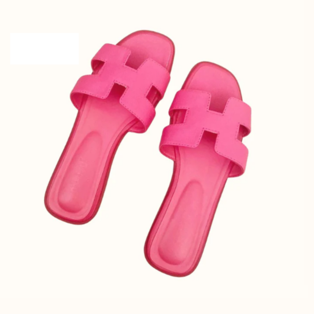 Sorelle Cutout Slide Sandals