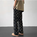 Arlo Patterned Straight Fit Pants