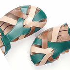 Clara Comfort Leather Orthopedic Wedge Sandals